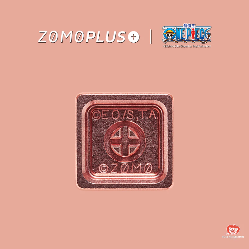 ZOMOPLUS One Piece Aluminum Artisan Keycap - Boa Hancock Bottom view of ZOMOPLUS Boa Hancock Keycap, showcasing the craftsmanship and fitting details for mechanical keyboards.