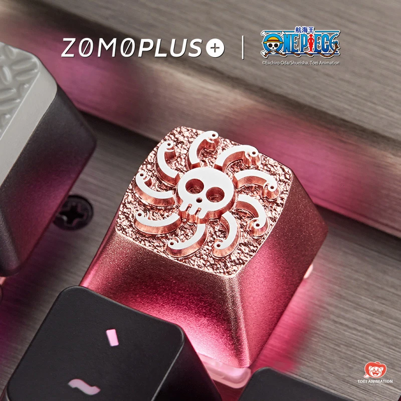 ZOMOPLUS One Piece Aluminum Artisan Keycap - Boa Hancock Installed on the keyboard, ZOMOPLUS Boa Hancock Keycap adds style and personality to your keyboard.