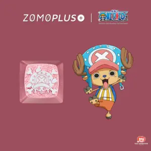 Officially licensed ZOMOPLUS Chopper Keycap with anime details, perfect for collectors wanting to enhance keyboard aesthetics.