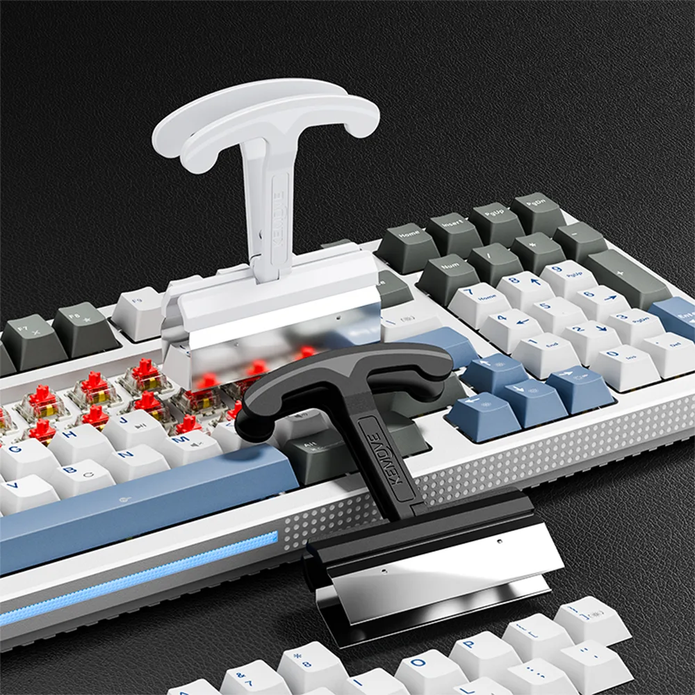 KEMOVE P11 4-Key Keycap Puller KEMOVE P11 4-Key Keycap Puller in both black and white colors, showing the sleek design and functional design.