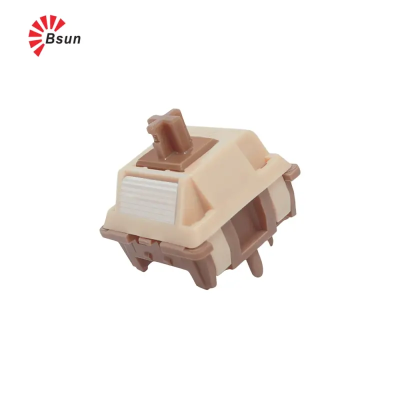 bsun-rise-tiramisu-linear-switch-gaming-keyboard Tiramisu switch offers smooth, lightweight feel for gaming.