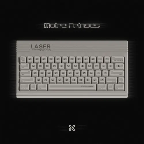 sinokey moire pattern white retro keycap set, cherry profile, durable PBT material