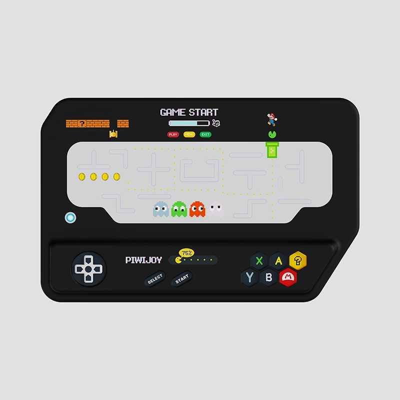 Classic Arcade Games Theme 2-in-1 Keyboard Wrist Rest & Desk Mat