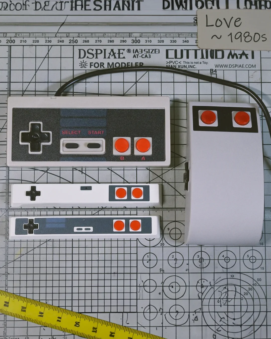 Retro Gaming Controller Style Spacebar Keycap keysfusion-retro-gaming-controller-spacebar-keycap-variants