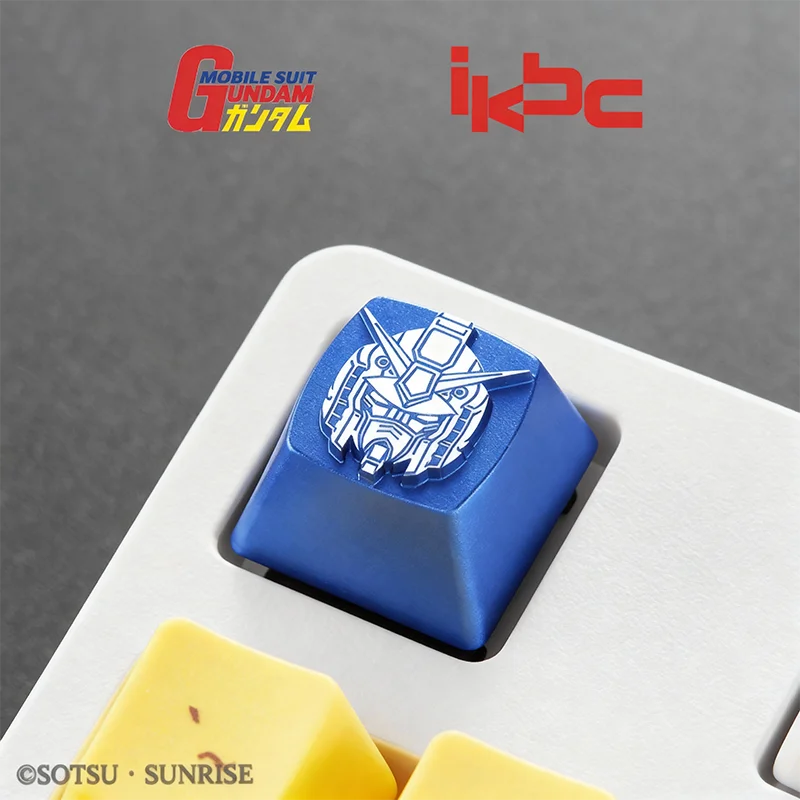 Mobile Suit Gundam RX-78-2 Line Art Head Aluminum Artisan Keycap