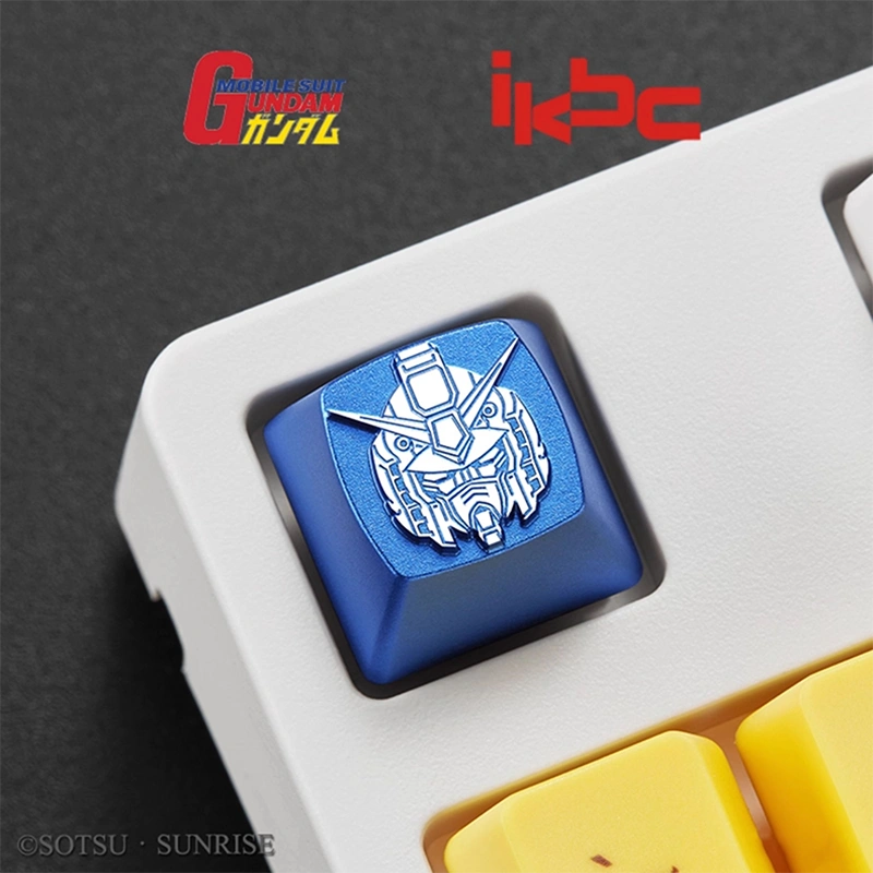 Mobile Suit Gundam RX-78-2 Line Art Head Aluminum Artisan Keycap