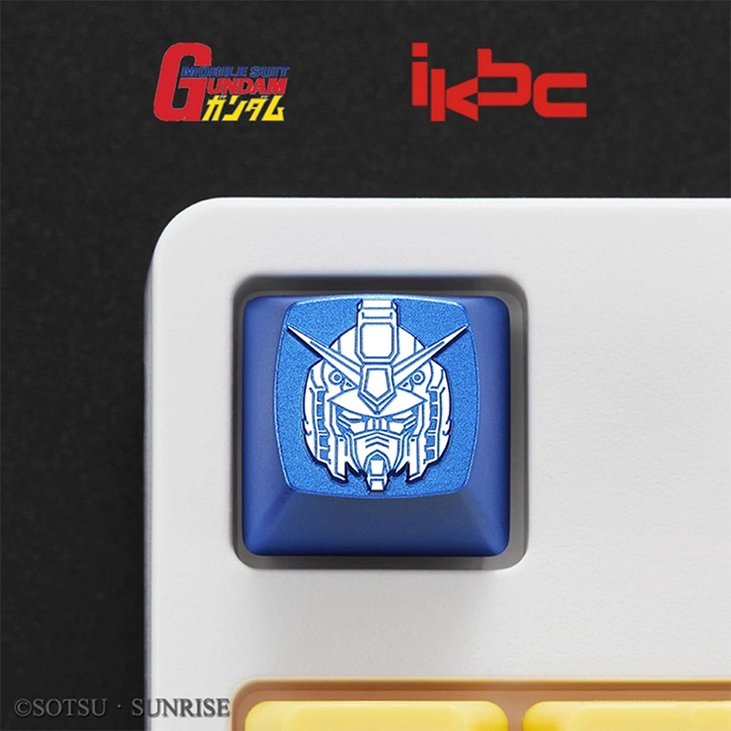 Mobile Suit Gundam RX-78-2 Line Art Head Aluminum Artisan Keycap