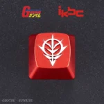 keysfusion-gundam-zeon-emblem-aluminum-artisan-keycap-1 Gundam Zaku Transparent PC+ABS keycaps