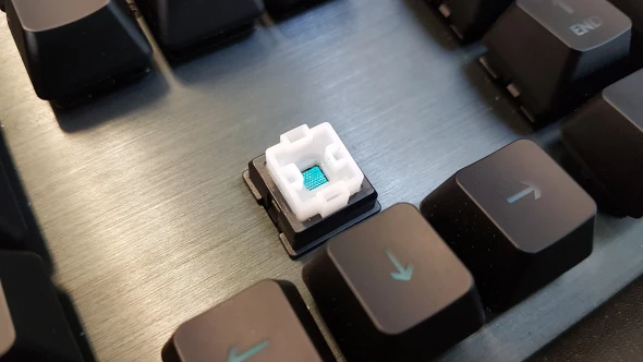 Logitech Romer-G proprietary switch with non-standard stem design