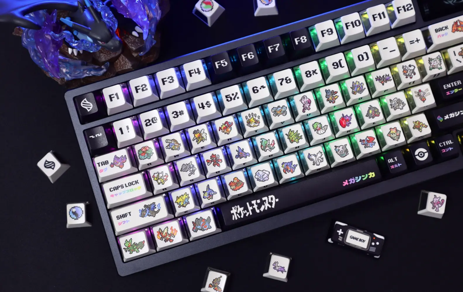Pokemon Mega Evolution Three-Sided Translucent Keycaps