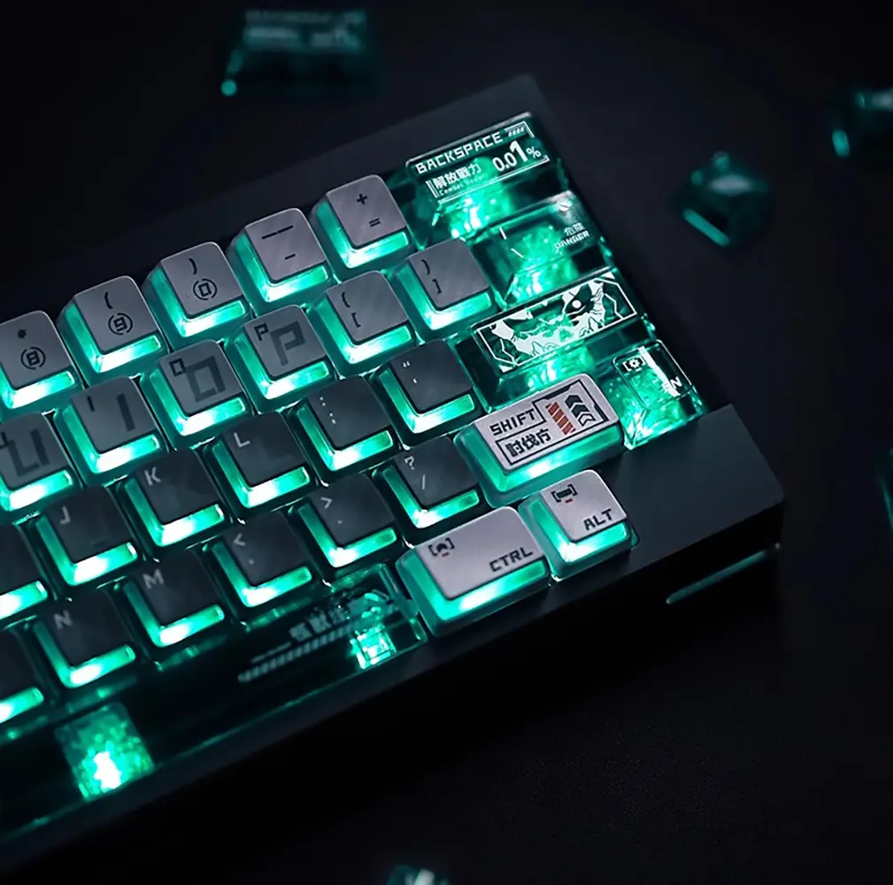 Kaiju No. 8 Nuclear Power Cherry Profile Side-lit Keycaps